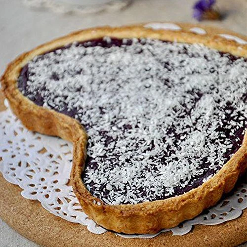 Mini Tart Pan Set Of 4 Heart Shaped Quiche Pans With Removable Bottom, Tart Tins For Valentine's Day Baking 5 Mini Tart Pan Set Of 4 Heart Shaped Quiche Pans With Removable Bottom, Tart Tins For Valentine's Day Baking - Image 3