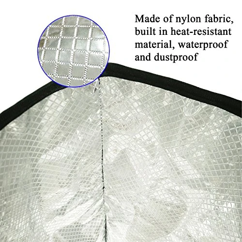 Wanty Heat-Resistant Waterproof Dust-Proof Microwave Oven Grill Cover Protector, Nylon Fabric Dust Case Protections For Toshiba EM131A5C-BSML-EM45PIT(SS) Oven, Black, 23.22x20.47x13.38inch 7 Wanty Heat-Resistant Waterproof Dust-Proof Microwave Oven Grill Cover Protector, Nylon Fabric Dust Case Protections For Toshiba EM131A5C-BSML-EM45PIT(SS) Oven, Black, 23.22x20.47x13.38inch - Image 5