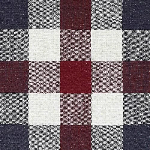 Navy Red Rectangular Tablecloth Fuchsia Blue Gingham Checkered Plaid Table Cloth Dining Table Decor,Navy Red,52"x70",4-6 Seats 7 Navy Red Rectangular Tablecloth Fuchsia Blue Gingham Checkered Plaid Table Cloth Dining Table Decor,Navy Red,52"x70",4-6 Seats - Image 5