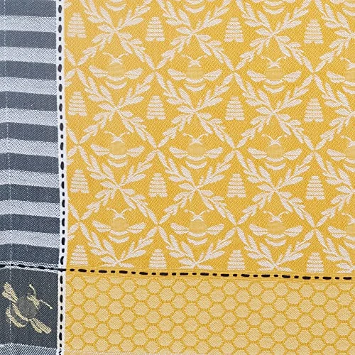 Bee Hive Kitchen Towels, Set Of 2 Jacquard Bee Dish Towels Accented With Bees Honeycomb Hives For Bee Kitchen Hand Towels Decor 7 Bee Hive Kitchen Towels, Set Of 2 Jacquard Bee Dish Towels Accented With Bees Honeycomb Hives For Bee Kitchen Hand Towels Decor - Image 5
