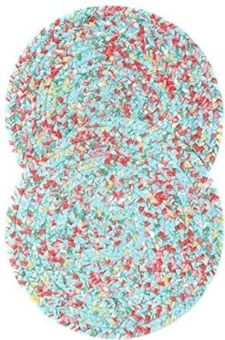 Ree Drummond Vintage Floral Braided Placemat- Set Of 2