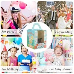 Cupcake Boxes, 30 PCS Cupcake Carriers Single Cupcake Carrier With Window Insert And Handle Pastry Containers Muffins For Favor Packing Bakery Wrapping Party -Wilton Shop 61Th4chzPzS
