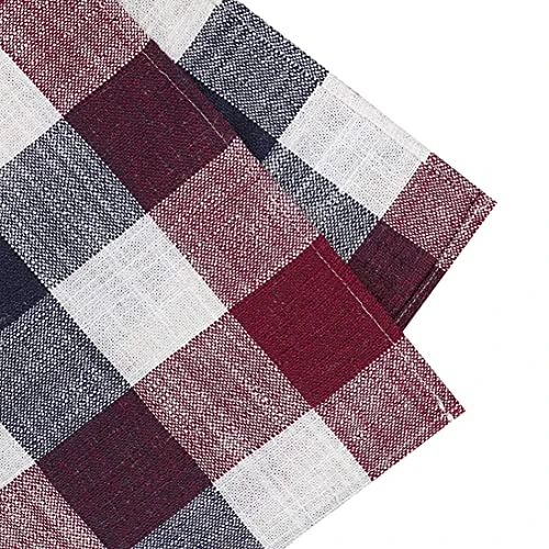 Navy Red Rectangular Tablecloth Fuchsia Blue Gingham Checkered Plaid Table Cloth Dining Table Decor,Navy Red,52"x70",4-6 Seats 8 Navy Red Rectangular Tablecloth Fuchsia Blue Gingham Checkered Plaid Table Cloth Dining Table Decor,Navy Red,52"x70",4-6 Seats - Image 6