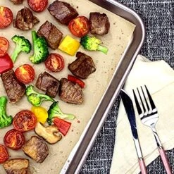 Cooking Paper Parchment Paper Roll (Unbleached 75FT) Non-stick Baking Paper Roll Perfectly Useful And Comfortable For Baking Cookies Izzas And Microwave Ovens Size: 12in X 75ft -Wilton Shop 61VO5XplzjL