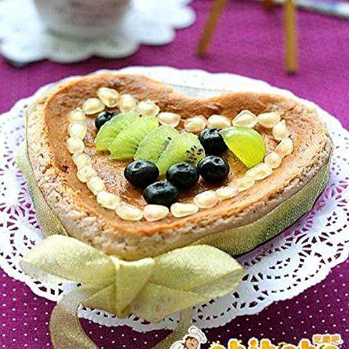 Mini Tart Pan Set Of 4 Heart Shaped Quiche Pans With Removable Bottom, Tart Tins For Valentine's Day Baking 6 Mini Tart Pan Set Of 4 Heart Shaped Quiche Pans With Removable Bottom, Tart Tins For Valentine's Day Baking - Image 4
