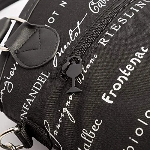 Wine Carrier Bag | 2 Bottles Padded Tote With Adjustable Shoulder Straps & Handle | Leak Proof Wine Purse | Wine Tasting, Party, Dinner, Great Christmas Day Gift For Wine Lover - Black 3 Wine Carrier Bag | 2 Bottles Padded Tote With Adjustable Shoulder Straps & Handle | Leak Proof Wine Purse | Wine Tasting, Party, Dinner, Great Christmas Day Gift For Wine Lover - Black