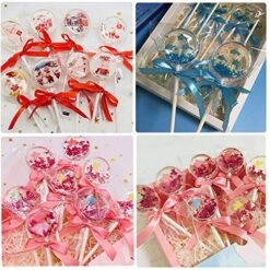 2pcs Round Silicone Hardy Candy Mould Lollipop Molds Baking Tool With 100pcs Paper Sticks, Set Of 2 -Wilton Shop 61and64AY6L