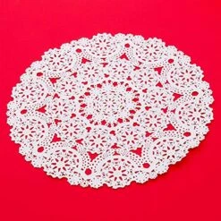 300 Pack Round Paper Doilies, 10 Inches Round Medallions Lace Placemats For Crafts & Wedding -Wilton Shop 61cQvCMKEPL