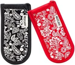 Cast Iron Skillet Handle Covers,Pot Handle Covers Heat Resistant,Pot Holders For Kitchen Heat Resistant,Machine Washable Handle Mitts 2 PCS(Striped) 28 Cast Iron Skillet Handle Covers,Pot Handle Covers Heat Resistant,Pot Holders For Kitchen Heat Resistant,Machine Washable Handle Mitts 2 PCS(Striped) -Wilton Shop 61j8CzYFFdL. AC