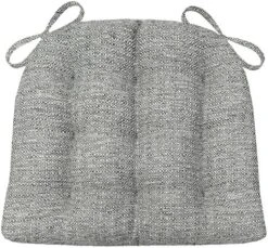 Isbane Collection Upholstery Chair Pads With Ties - Latex Foam Fill, Reversible - Made In USA (Brisbane Camel Tweed, Extra-Large) -Wilton Shop 61jBylKTBHL. AC