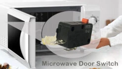 SZM-V16-FA-62 3B73361E Microwave Door Switch Replacement For LG Kenmore Microwave 6600W1K001C WB24X25397 WB24X817 PS3522736(Normally Closed)(Pack Of 2) -Wilton Shop 61kxa9qAuxL