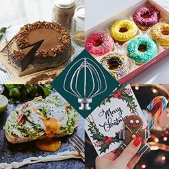 Stainless Steel Wire Whip Attachment For KitchenAid Tilt-Head Stand Mixer Accessory K45WW Replacement, Egg Cream Stirrer, Cakes Mayonnaise Whisk, Whipping Egg White, Dishwasher Safe 12 Stainless Steel Wire Whip Attachment For KitchenAid Tilt-Head Stand Mixer Accessory K45WW Replacement, Egg Cream Stirrer, Cakes Mayonnaise Whisk, Whipping Egg White, Dishwasher Safe -Wilton Shop 61lbHay8kjL