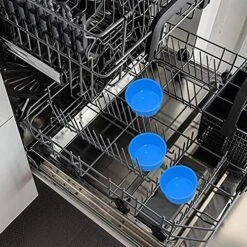 YOLLO Silicone Mini Cake Molds 4 Inch Round Baking Non-Stick Silicone Baking Mold Bakeware Reusable Blue, 6 -Wilton Shop 61m5fwv67KS