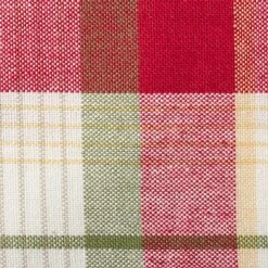 Orchard Plaid Collection Linen Tabletop Essentials, Napkin Set, 20x20, Taupe/Red, 6 Piece -Wilton Shop 61mKZPawnnL