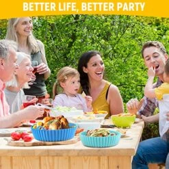 Opwulo 2-Pack Air Fryer Silicone Liners, 7.5inch & 8.5 Inch Air Fryer Basket, Easy Cleaning Air Fryers Silicone Pot, Reusable Air Fryer Silicone Pot Round For 3 To 5 Qt Air Fryer Oven Accessories 10 Opwulo 2-Pack Air Fryer Silicone Liners, 7.5inch & 8.5 Inch Air Fryer Basket, Easy Cleaning Air Fryers Silicone Pot, Reusable Air Fryer Silicone Pot Round For 3 To 5 Qt Air Fryer Oven Accessories -Wilton Shop 61mdJw5dEsL