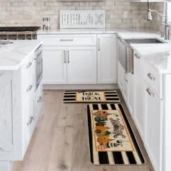 Artoid Mode Trick Or Treat Happy Halloween Decorative Kitchen Mats Set Of 2, Spooky Boo Holiday Party Low-Profile Floor Mat For Home Kitchen - 17x29 And 17x47 Inch 12 Artoid Mode Trick Or Treat Happy Halloween Decorative Kitchen Mats Set Of 2, Spooky Boo Holiday Party Low-Profile Floor Mat For Home Kitchen - 17x29 And 17x47 Inch -Wilton Shop 61n8qv274OL