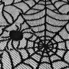 Black Lace Overlay Tabletop Collection Gothic Halloween Decor, Tablecloth, 54x72, Spider Web -Wilton Shop 61ng7zIOEhL