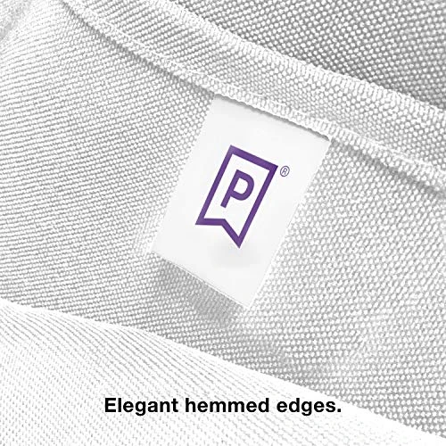 Rectangle Tablecloth | 90 X 132 Inch - White Rectangular Table Cloth For 6 Foot Table In Washable Polyester | Great For Buffet Table, Parties, Holiday Dinner, Wedding & Baby Shower 5 Rectangle Tablecloth | 90 X 132 Inch - White Rectangular Table Cloth For 6 Foot Table In Washable Polyester | Great For Buffet Table, Parties, Holiday Dinner, Wedding & Baby Shower - Image 3