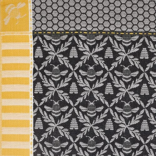 Bee Hive Kitchen Towels, Set Of 2 Jacquard Bee Dish Towels Accented With Bees Honeycomb Hives For Bee Kitchen Hand Towels Decor 6 Bee Hive Kitchen Towels, Set Of 2 Jacquard Bee Dish Towels Accented With Bees Honeycomb Hives For Bee Kitchen Hand Towels Decor - Image 4