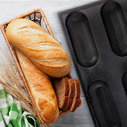 Hot Dog Molds Non Stick Bread Loaf Molds Baguette Pan Food Grade Silicone Bread Baking Mold 12 Loaf 40 X 60 For Making Bread 7 Hot Dog Molds Non Stick Bread Loaf Molds Baguette Pan Food Grade Silicone Bread Baking Mold 12 Loaf 40 X 60 For Making Bread - Image 5