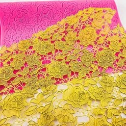 Fondant Impression Mats, Silicone Cake Lace Molds (Rose)