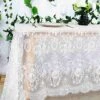 Lace Tablecloth White Rectangle 60x120 Inch Lace Table Clothes Vintage Lace Tablecloth Lace Table Cover Embroidered Lace Overlay For Banquet Wedding Party Birthday Baby Shower Event Decor (033-White) -Wilton Shop 61uD0exGddL