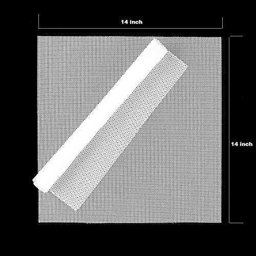 6 Pack Silicone Dehydrator Sheets,Non-stick Food Fruit Dehydrator Mats Reusable Steamer Mesh Mat For Fruit Dryer (6, 14 X 14 Inch) 4 6 Pack Silicone Dehydrator Sheets,Non-stick Food Fruit Dehydrator Mats Reusable Steamer Mesh Mat For Fruit Dryer (6, 14 X 14 Inch) - Image 2