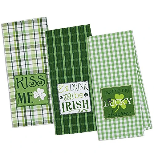 DII Celebrate St. Patrick's Day Kitchen Collection, St. Patty's Day, Dishtowel Set 3 DII Celebrate St. Patrick's Day Kitchen Collection, St. Patty's Day, Dishtowel Set