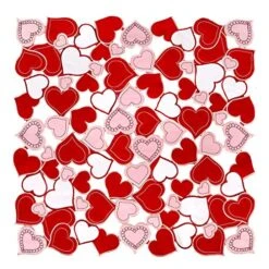 Embroidered Love Heart Square Tablecloth, Toppers For Valentine's Day 14th February, Wedding Anniversary, Marriage Proposals Or Engagements (33 × 33 Inches) 10 Embroidered Love Heart Square Tablecloth, Toppers For Valentine's Day 14th February, Wedding Anniversary, Marriage Proposals Or Engagements (33 × 33 Inches) -Wilton Shop 61upFSFnzgL