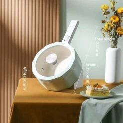 GXBPY 110V 220V Multifunction Electric Cooker Hot Pot Frying Pan Wok Electric Hot Pot Home Kitchen Cooker 1.5L (Color : D, Size : 220V) -Wilton Shop 61xoq9FeYcL