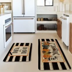 Artoid Mode Trick Or Treat Happy Halloween Decorative Kitchen Mats Set Of 2, Spooky Boo Holiday Party Low-Profile Floor Mat For Home Kitchen - 17x29 And 17x47 Inch 10 Artoid Mode Trick Or Treat Happy Halloween Decorative Kitchen Mats Set Of 2, Spooky Boo Holiday Party Low-Profile Floor Mat For Home Kitchen - 17x29 And 17x47 Inch -Wilton Shop 61yxVUEqmVL