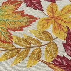 Fall Table Runner Thanksgiving Runners For Tables With Yellow Tassels Harvest Maple Leaf Table Runner For Fall, Autumn And Thanksgiving Table Decorations (70 Inch) -Wilton Shop 71oNNCWrJBL