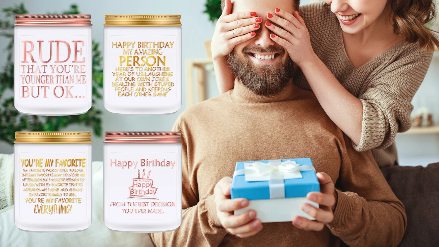 Irthday Gifts For Boyfriend Girlfriend,Hilarious Romatic Gifts For Her Him Partner Husband Wife Hubby Men Women Birthday Love Present Candles 7 Irthday Gifts For Boyfriend Girlfriend,Hilarious Romatic Gifts For Her Him Partner Husband Wife Hubby Men Women Birthday Love Present Candles - Image 5